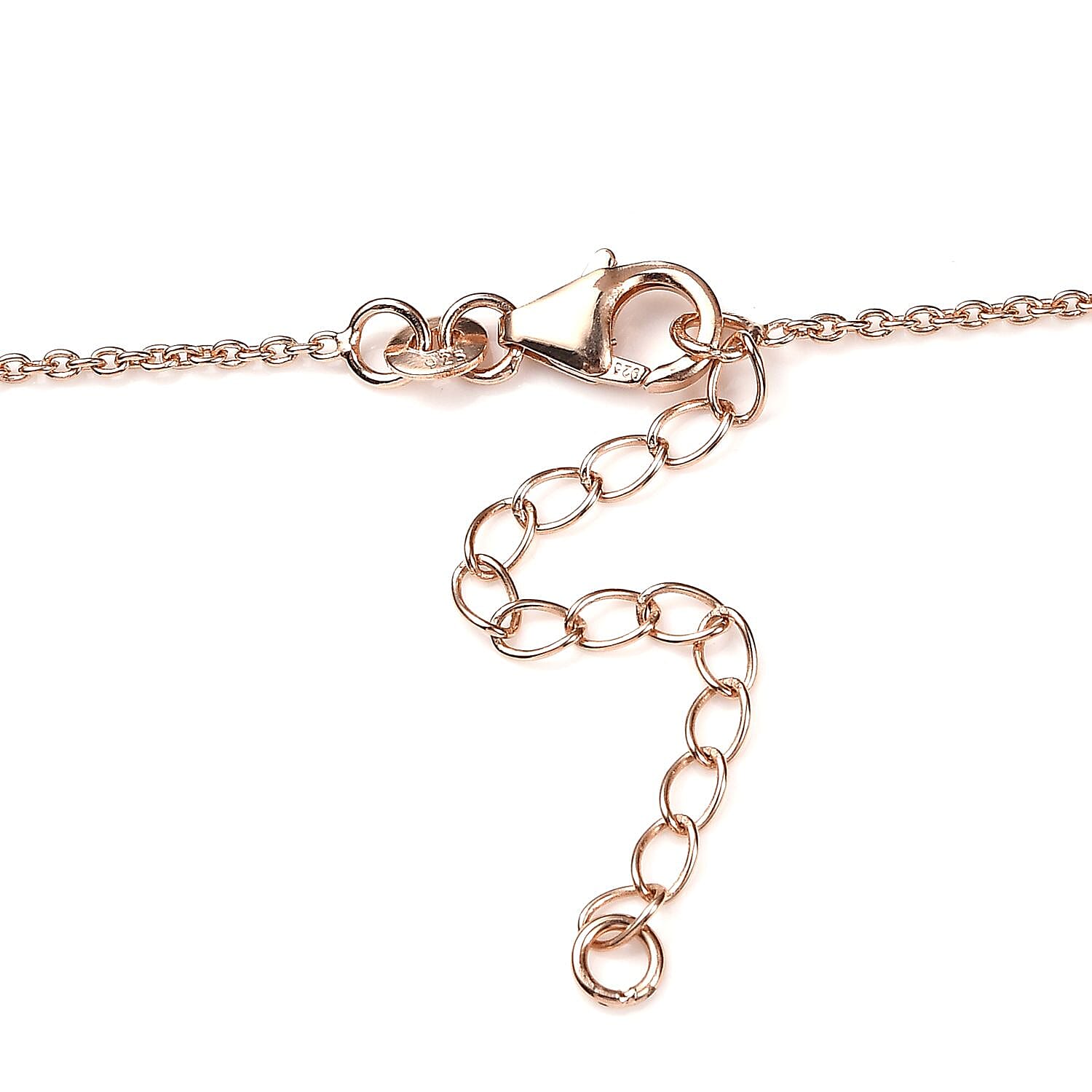 Premium Marropino Morganite and Multi Gemstone Necklace 18-20 Inches in Vermeil Rose Gold Over Sterling Silver 2.50 ctw