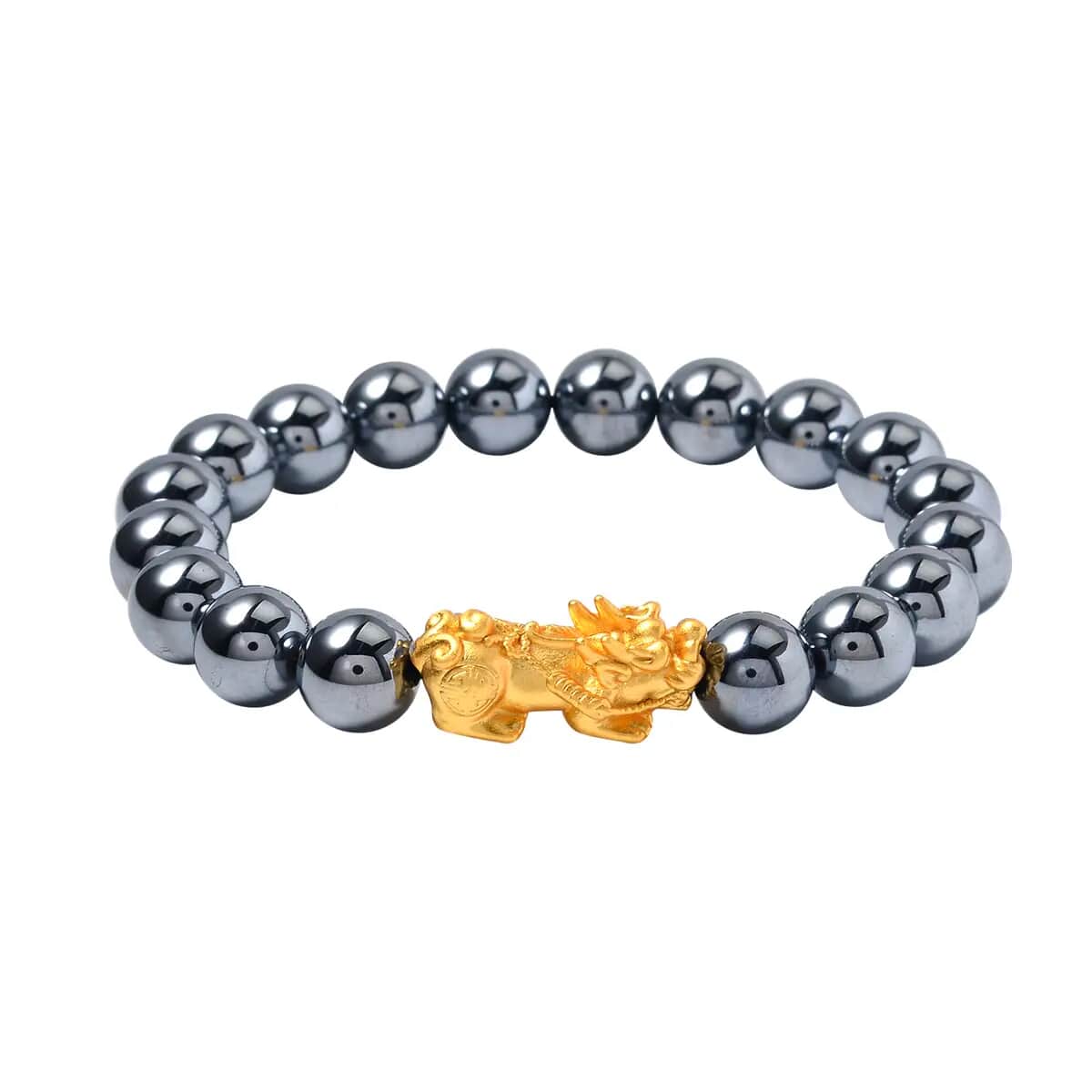 Buy Terahertz Beaded Stretch Bracelet, Pixiu Beads Bracelet,Terahertz Bracelet  , Beads Bracelet 102.60 ctw at ShopLC.