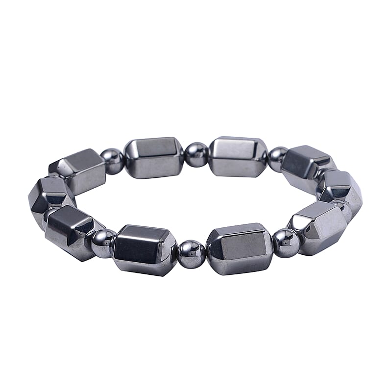 Terahertz 113.65 ctw Beaded Stretch Bracelet (6.5-7In)