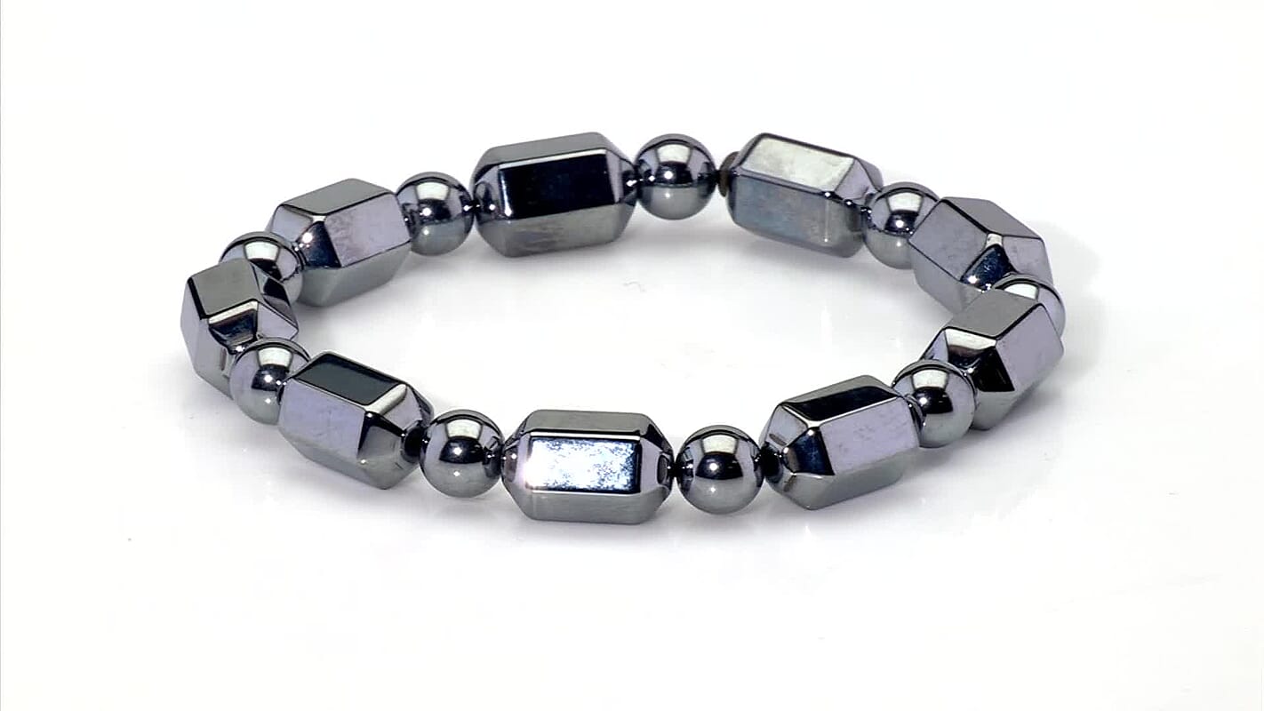 Terahertz Beaded Stretch Bracelet 113.65 ctw