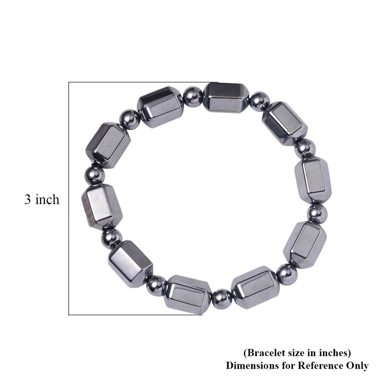 Terahertz Beaded Stretch Bracelet 113.65 ctw image number 3