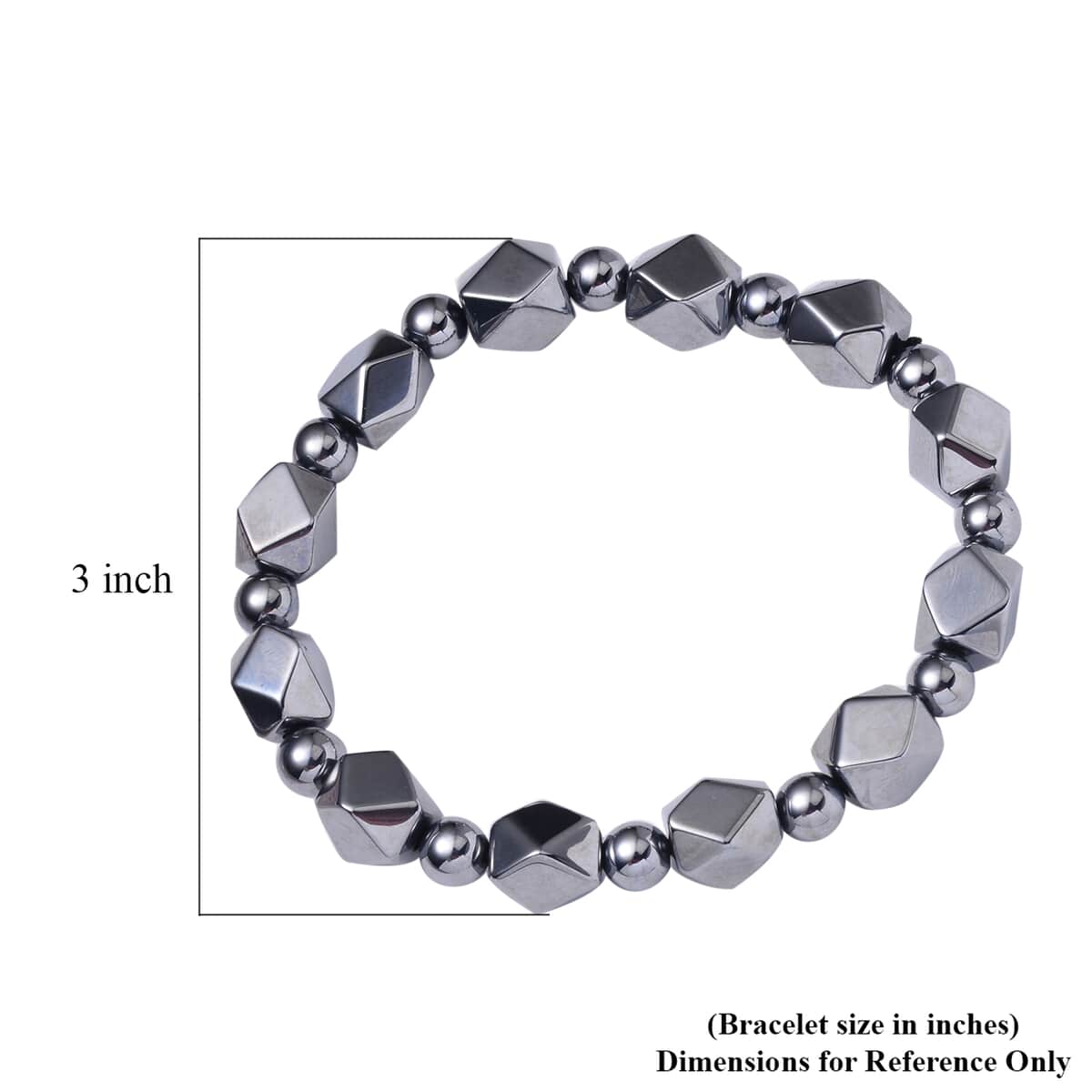 Terahertz Beaded Stretch Bracelet 85.30 ctw image number 3