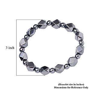 Terahertz Beaded Stretch Bracelet 85.30 ctw