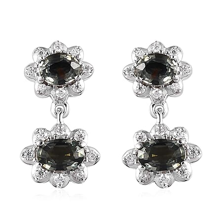 Natural Parti Sapphire / 925 Silver / Platinum Overlay - Product card gallery slide 1 (10177203994937)