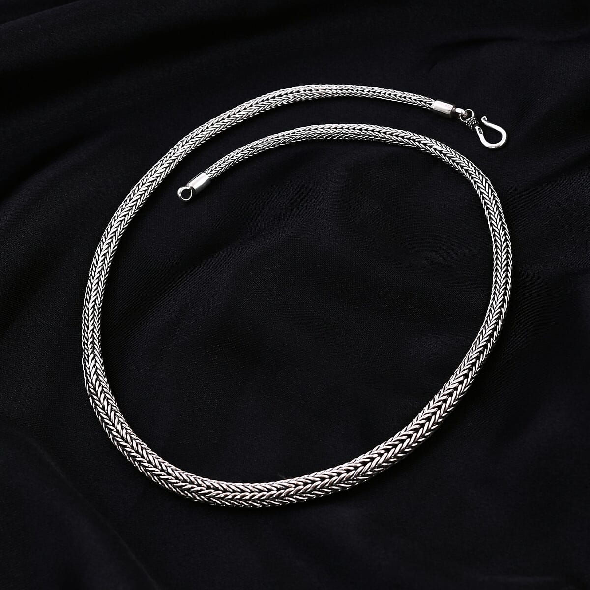 Bali Legacy Sterling Silver Tulang Naga Necklace 20 Inches 58.90 Grams image number 1