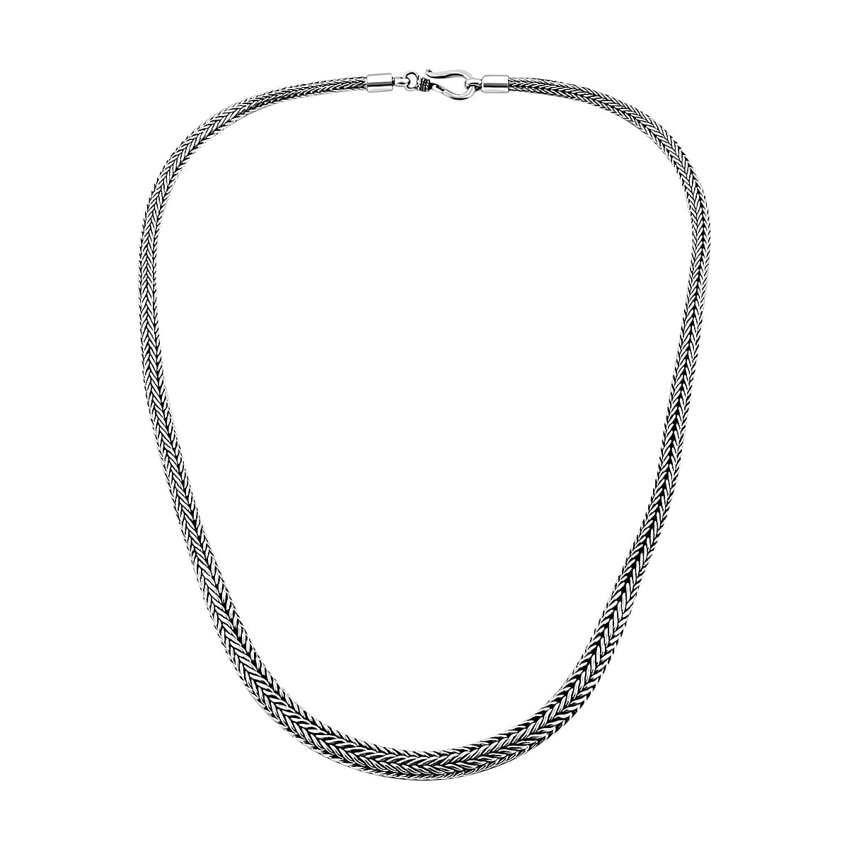 Bali Legacy Sterling Silver Tulang Naga Necklace 20 Inches 58.90 Grams image number 3