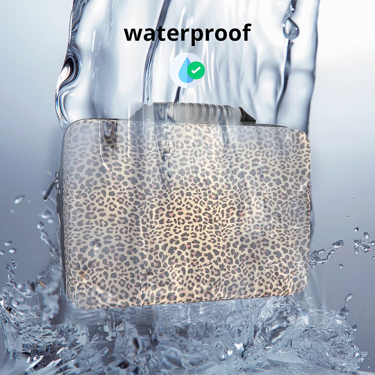 Flipo Battery Storage Case with Universal Battery Tester -Leopard (Holds Up to 148 Batteries) image number 3