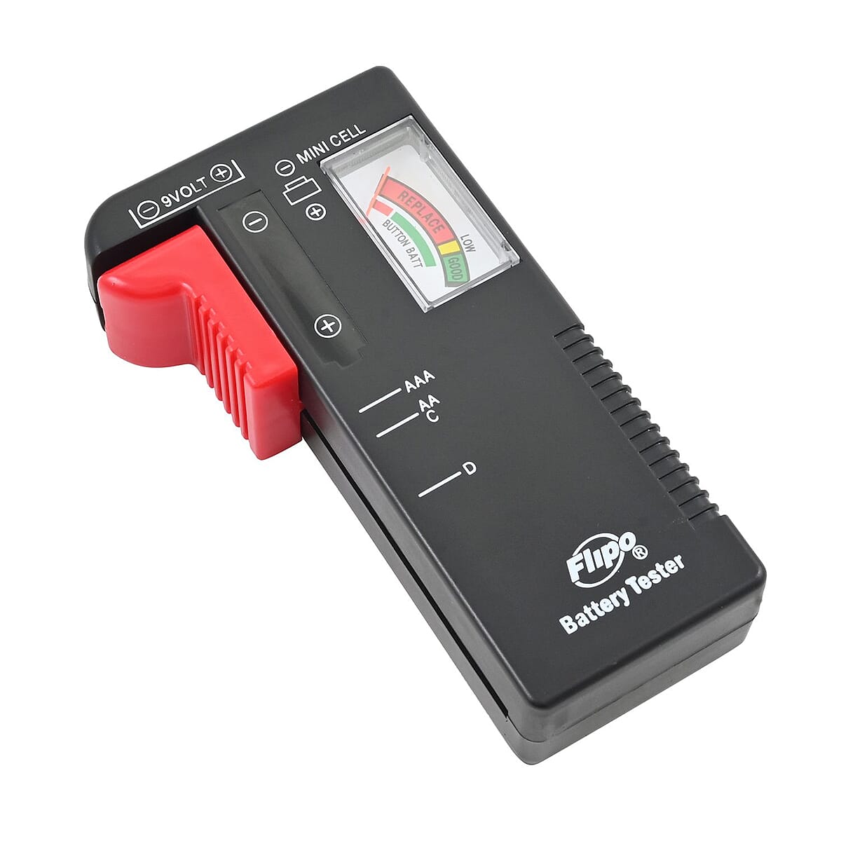 Flipo Battery Storage Case with Universal Battery Tester -Leopard (Holds Up to 148 Batteries) image number 7