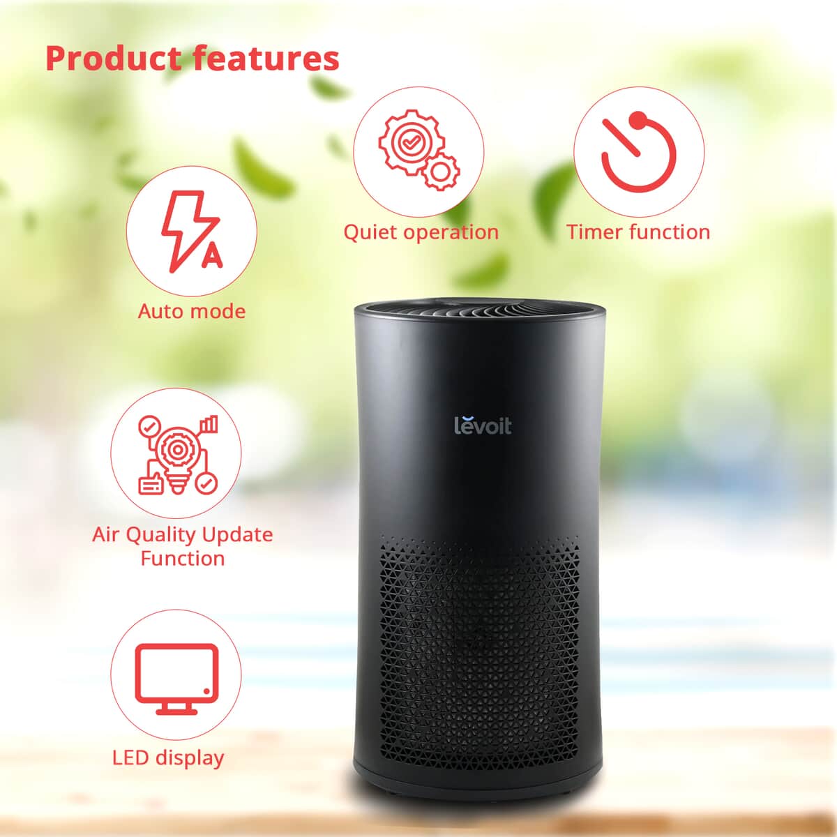 Levoit Air Purifier with HEPA Filter image number 1