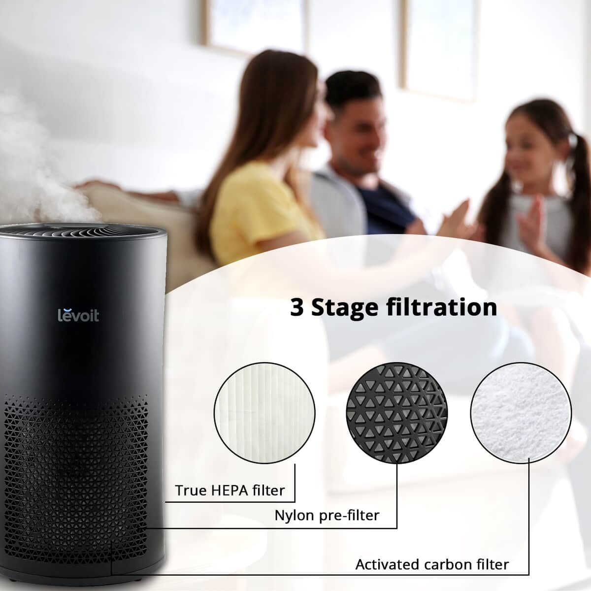 Levoit Air Purifier with HEPA Filter image number 2