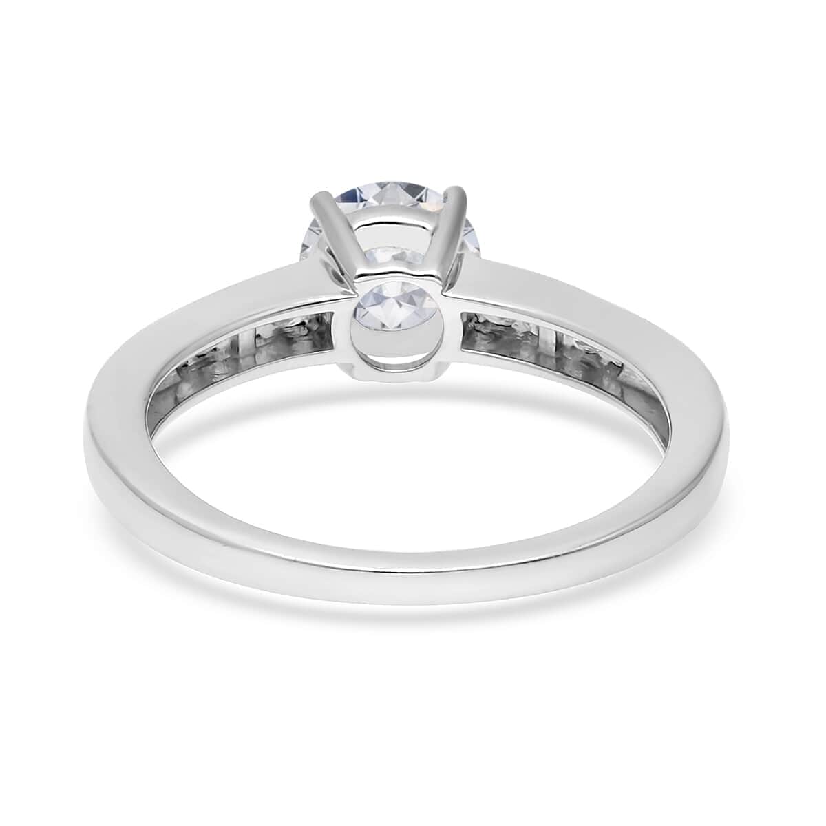 14K White Gold Luxuriant Lab Grown Diamond G-H SI Ring (Size 8.0) 1.25 ctw image number 4