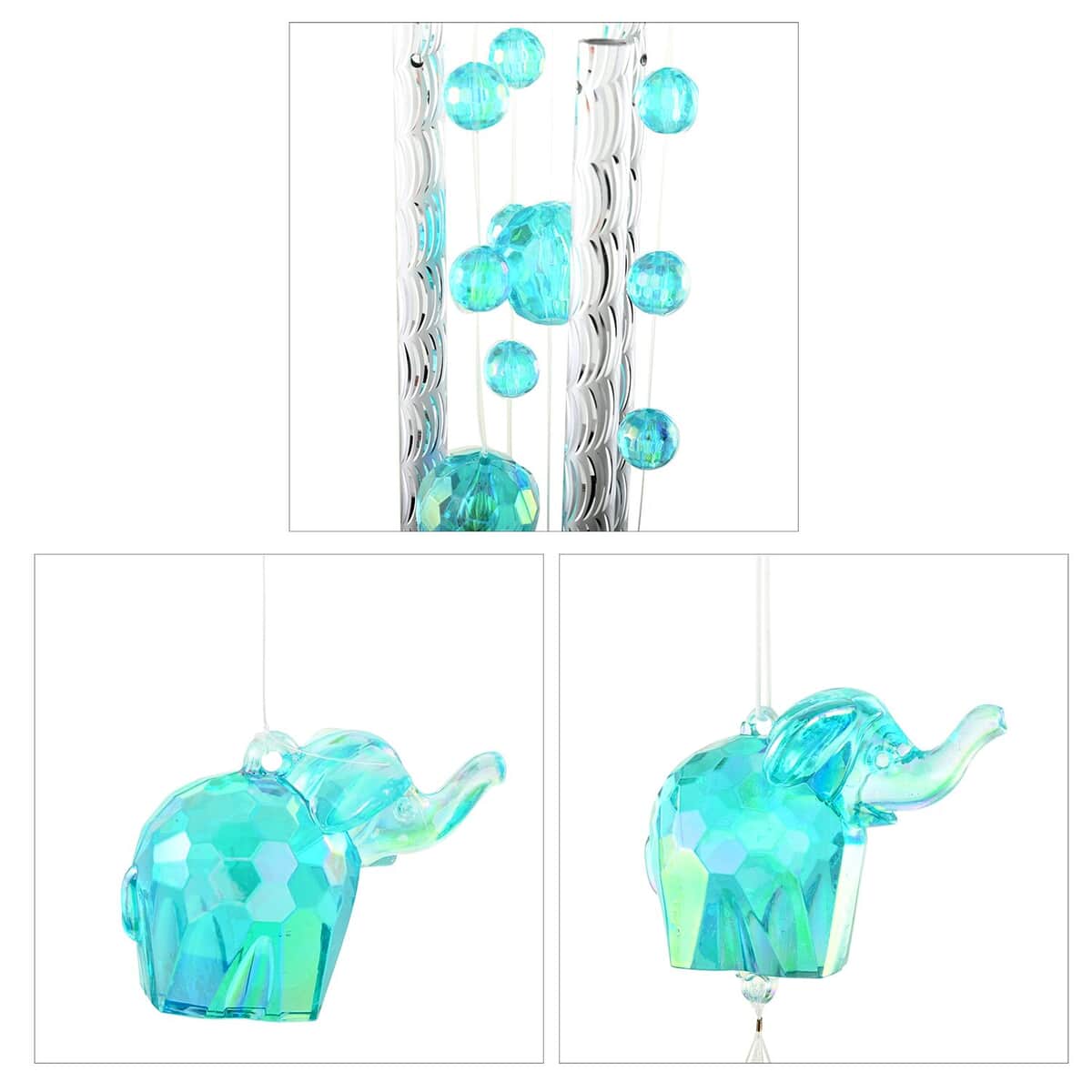 Set of 4 Beads Wind Chimes -Angel, Butterfly, Teddy Bear, Elephant image number 8