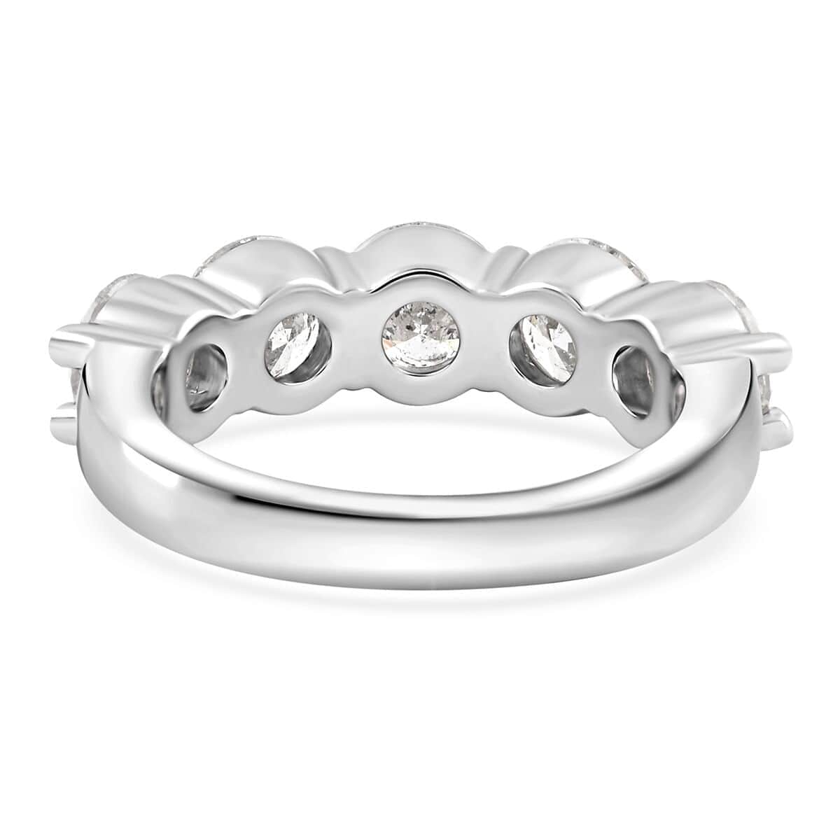 Modani 14K White Gold Diamond G-H I2-I3 Ring 4.75 Grams 2.50 ctw image number 4