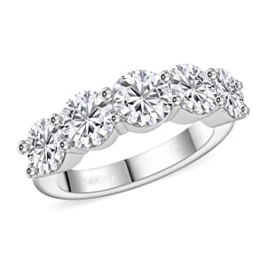 Modani Diamond G-H I2-I3 2.50 ctw Ring in 14K White Gold (Size 7.0) 4.75 Grams