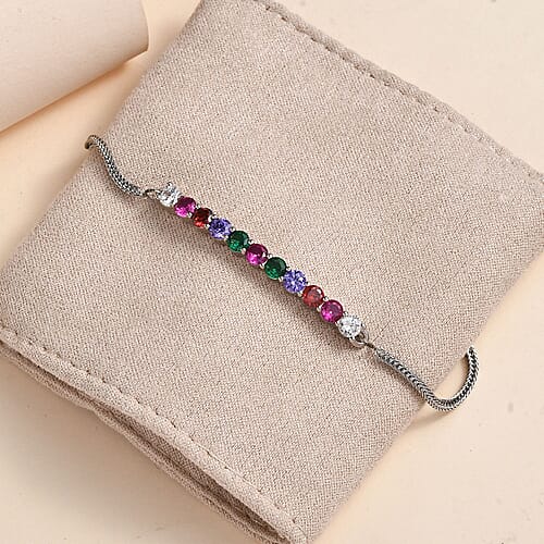 Simulated Multi color Diamond - Product card gallery slide 2 (9431853007103)