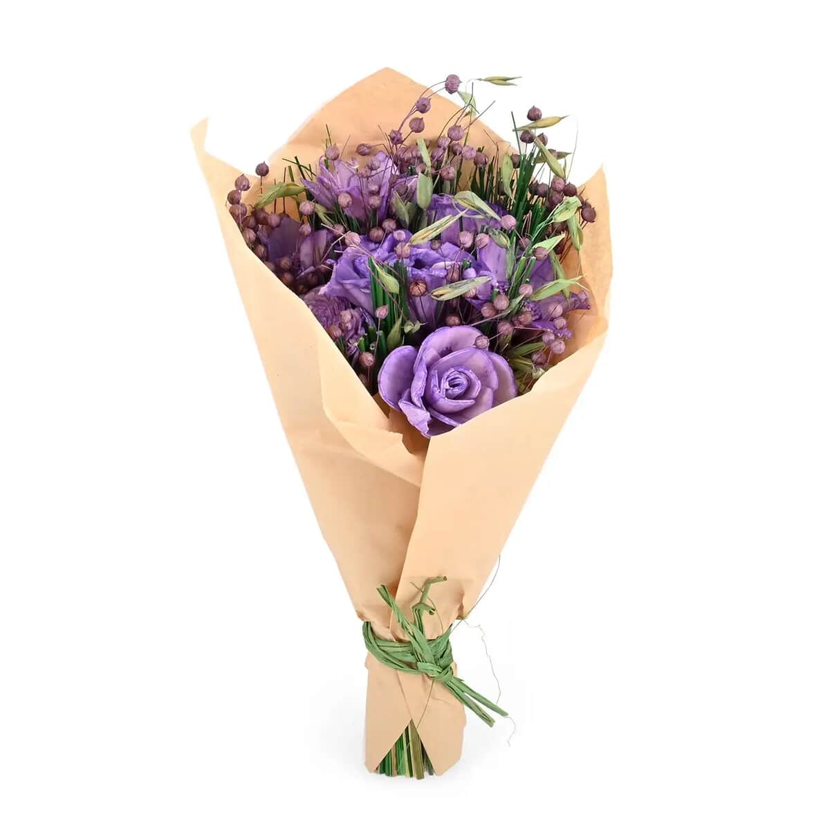 Floral Bouquet with Dried Lavender Flower and Lavender Fragrance Spray Bottle image number 5