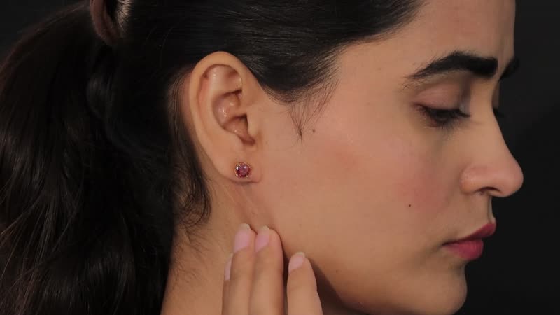 Dichroic Mist Moissanite Stud Earrings in Platinum Over Sterling Silver 1.90 ctw