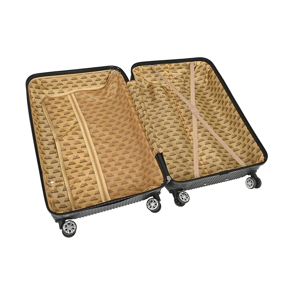 Karriage-Mate 3pc Hardshell Luggage Set -Black image number 6