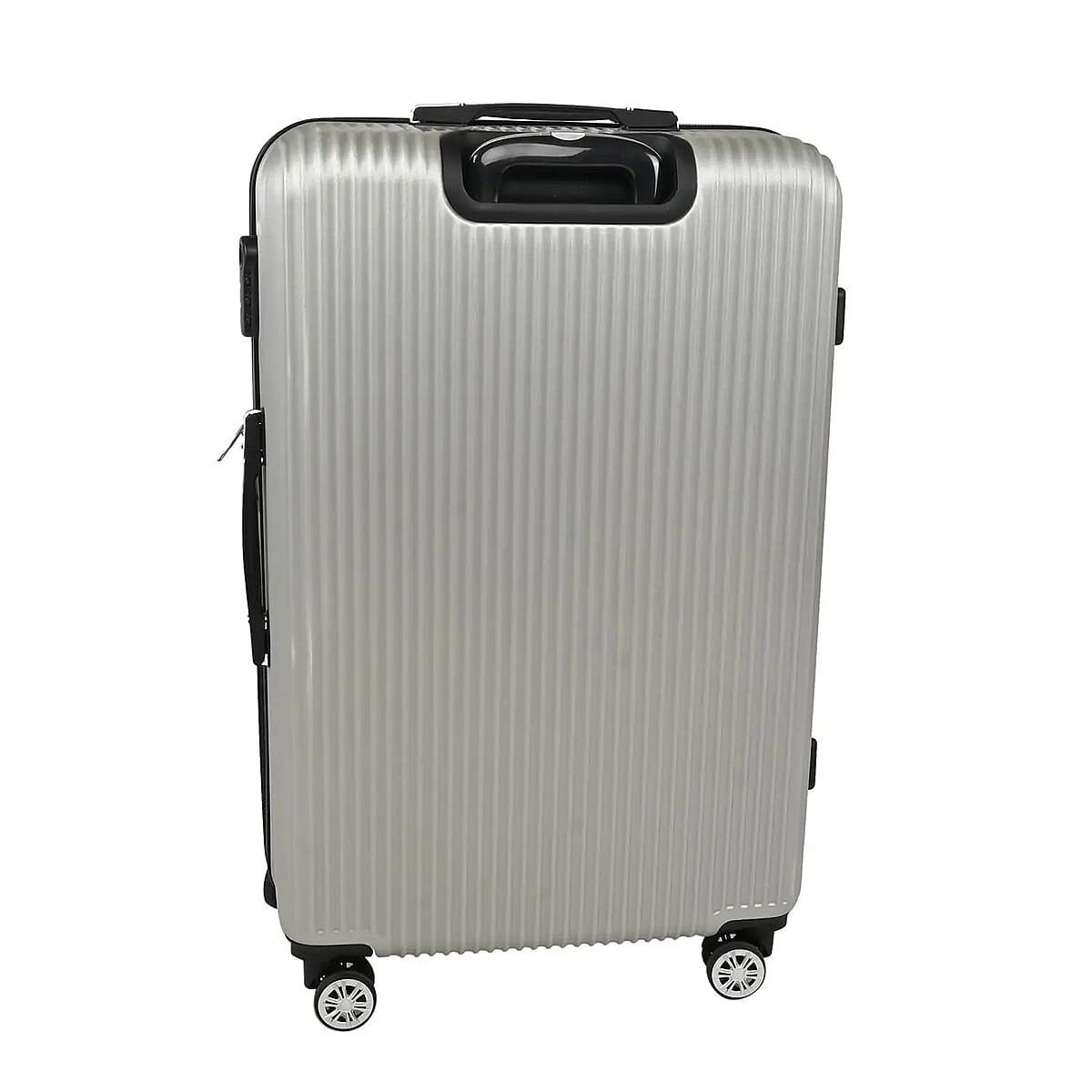 Karriage-Mate 3pc Hardshell 360 Degrees Spinning Wheels Luggage Set -Silver image number 5