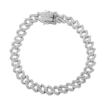 Platinum Over Sterling Silver / 6.5 Inches - Product card gallery slide 1 (10177206714681)
