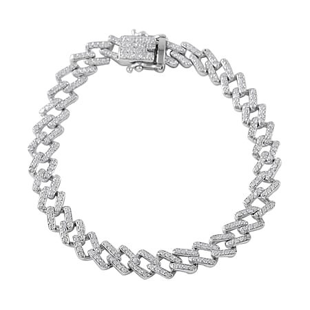 Platinum Over Sterling Silver / 6.5 Inches - Product card gallery slide 1 (10177206714681)