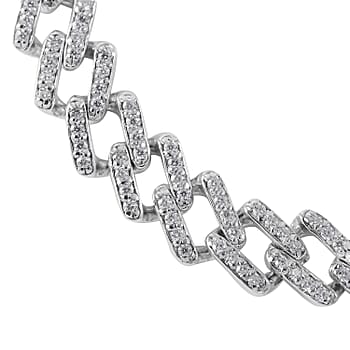 Platinum Over Sterling Silver / 6.5 Inches - Product card gallery slide 2 (10177206714681)