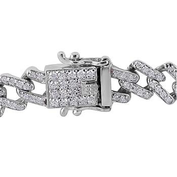 Platinum Over Sterling Silver / 6.5 Inches - Product card gallery slide 4 (10177206714681)