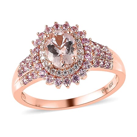 6 / Morganite / 925 Silver - Product card gallery slide 1 (10177206747449)