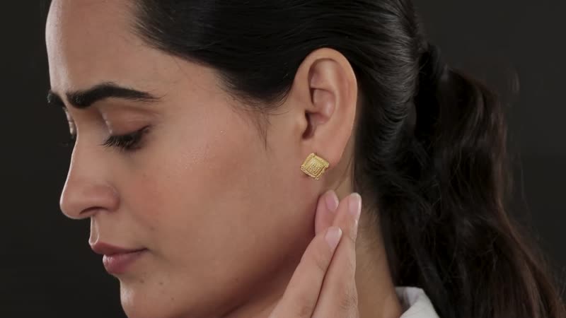 Karis Diamond Accent Geometric Bliss Earrings