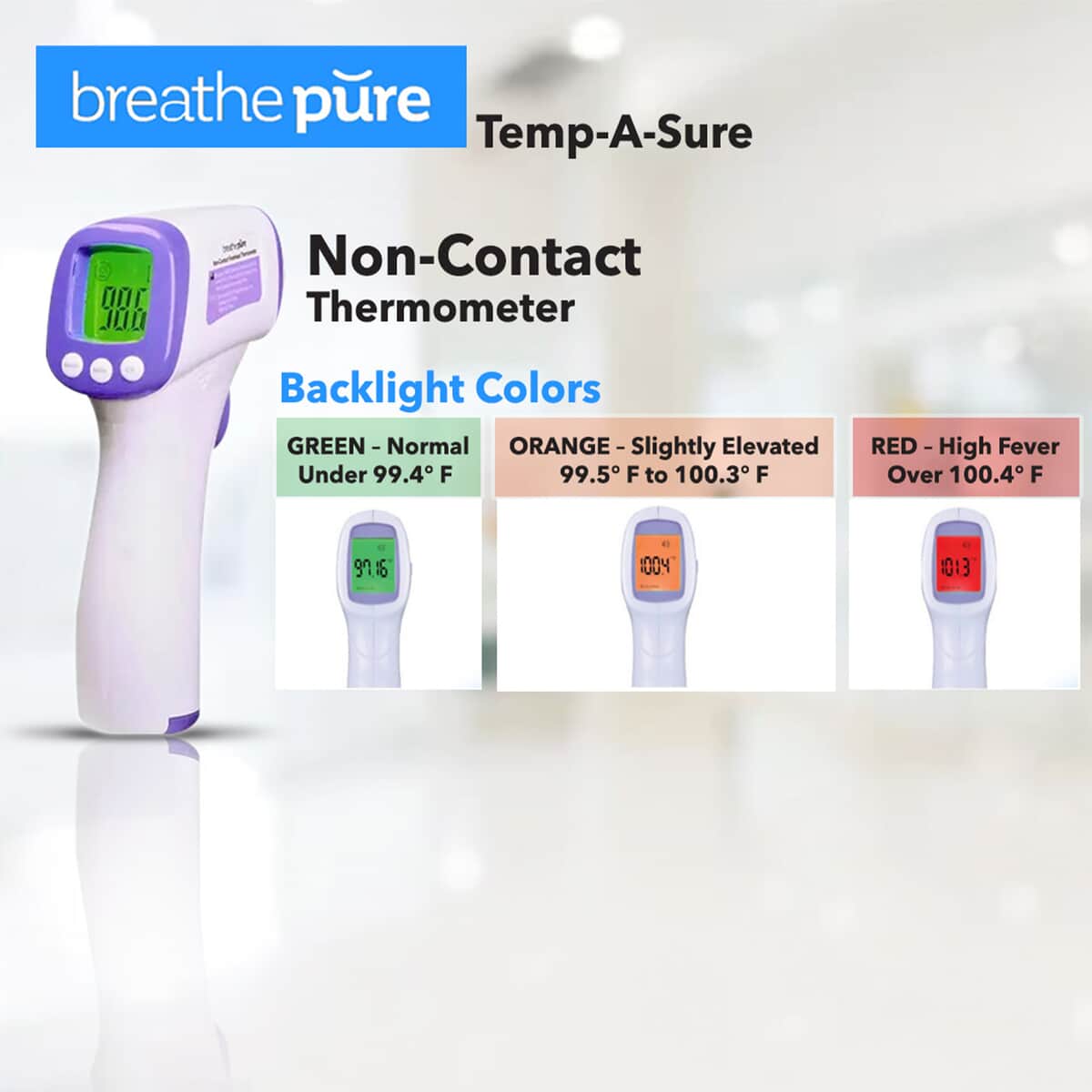 Breathepure Non-contact Forehead Thermometer image number 1