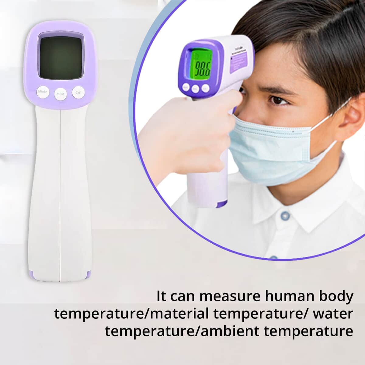Breathepure Non-contact Forehead Thermometer image number 3
