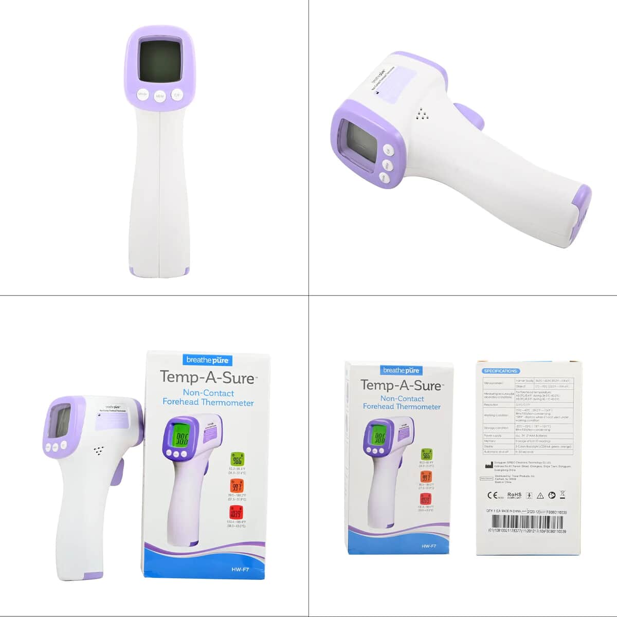 Breathepure Non-contact Forehead Thermometer image number 6