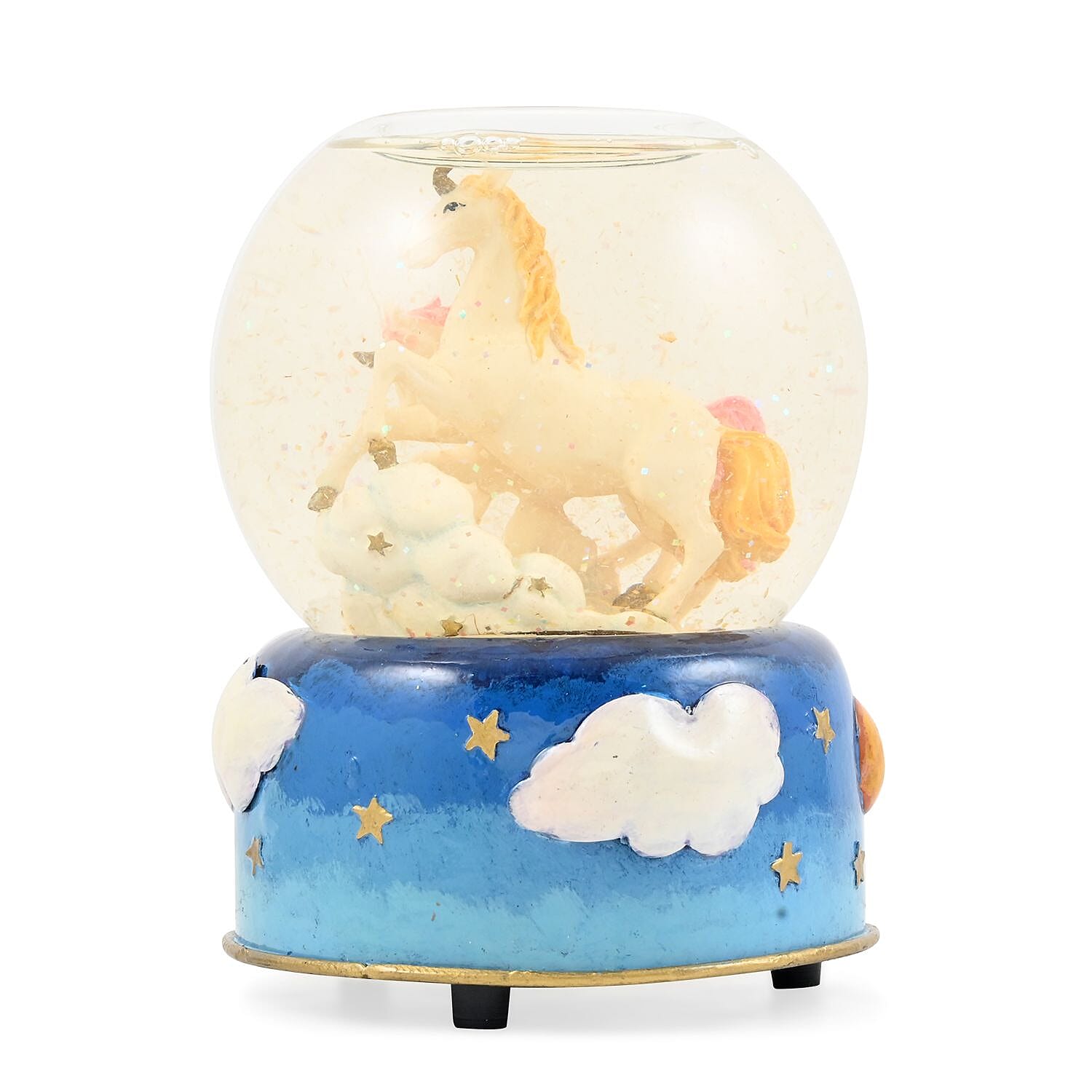 Candle Holder Snowglobe Unicorn
