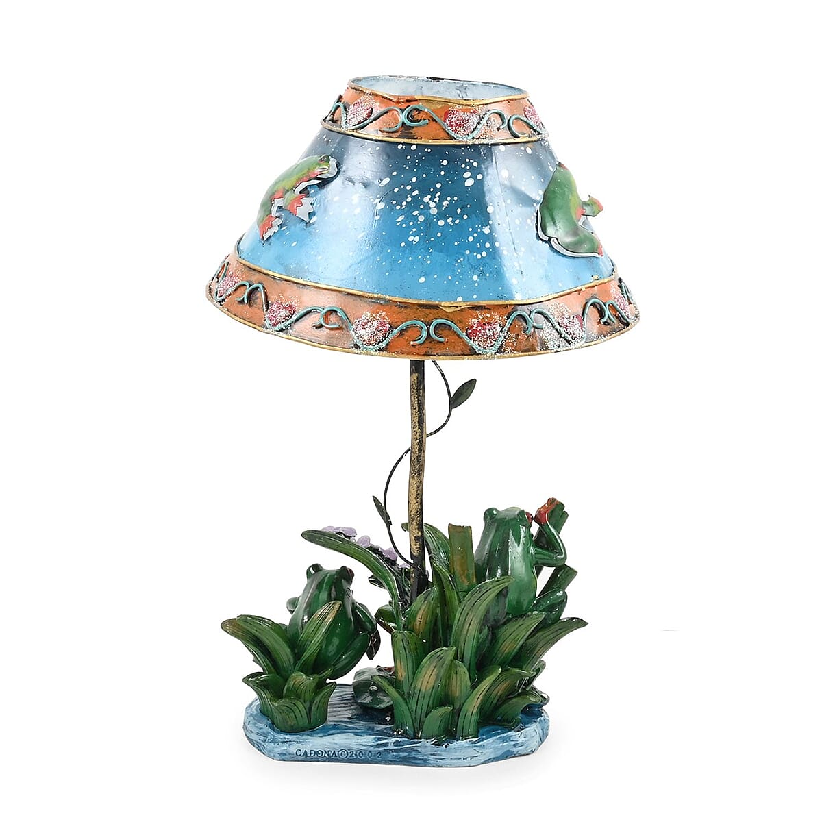 Candle Lamp Tree Frog, Multi Colored Tealight Candle Holder Stand For Home Decor Tabletop Desktop Office image number 2