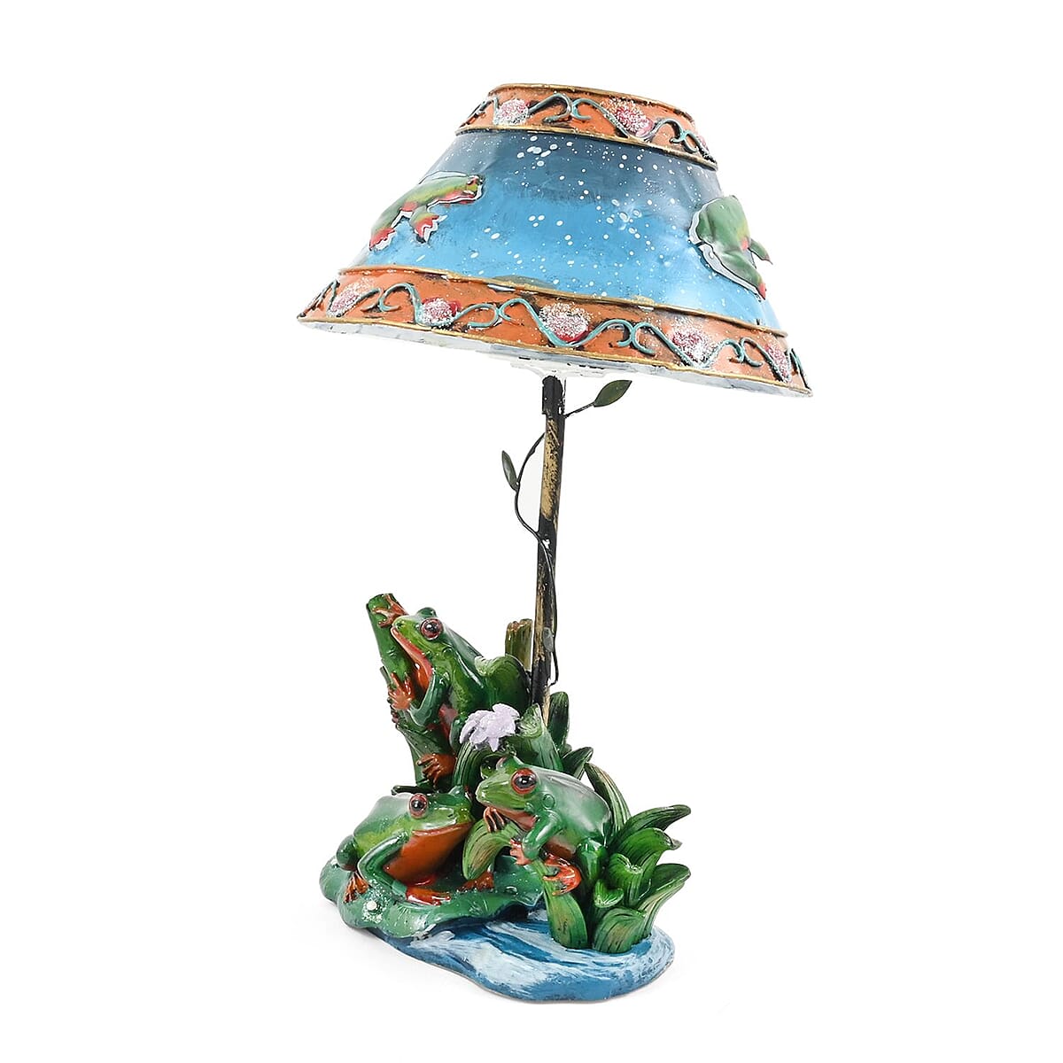 Candle Lamp Tree Frog, Multi Colored Tealight Candle Holder Stand For Home Decor Tabletop Desktop Office image number 3
