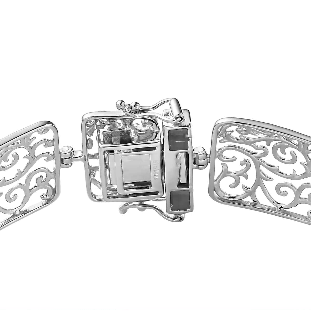 Karis Fancy Bracelet in Platinum Bond (6.50 In) image number 5