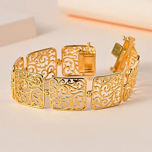 Karis Fancy Bracelet in 18K YG Plated (6.50 In)