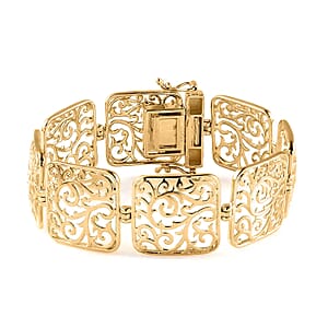 Karis Fancy Bracelet in 18K YG Plated (8.00 In)
