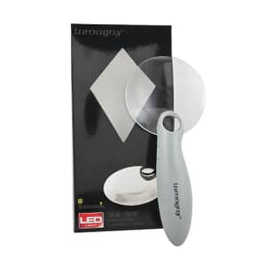 Lumagny Handheld Magnifer with Light -Gray