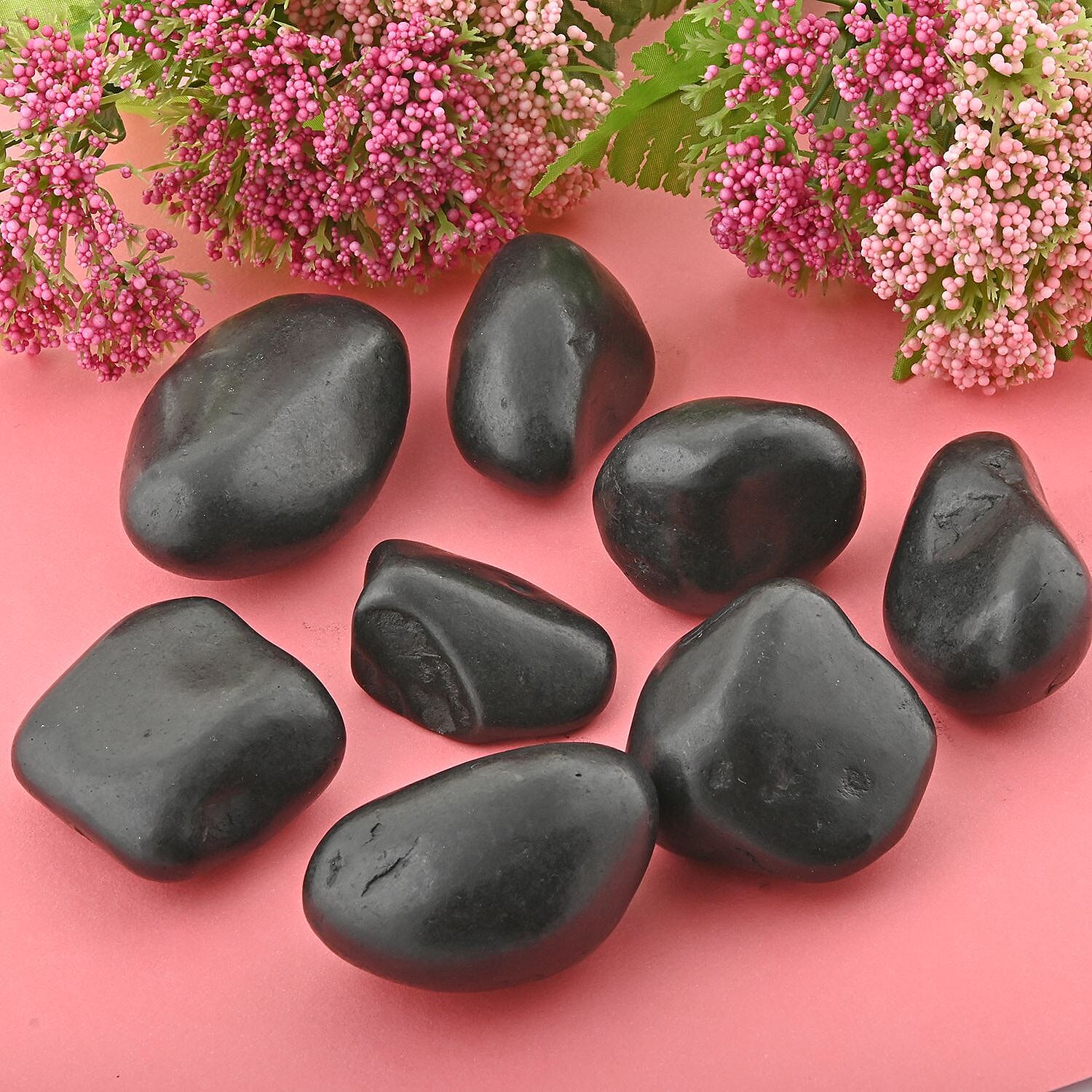 Closeout Invigorate 8pc Spa Stone Set - Black