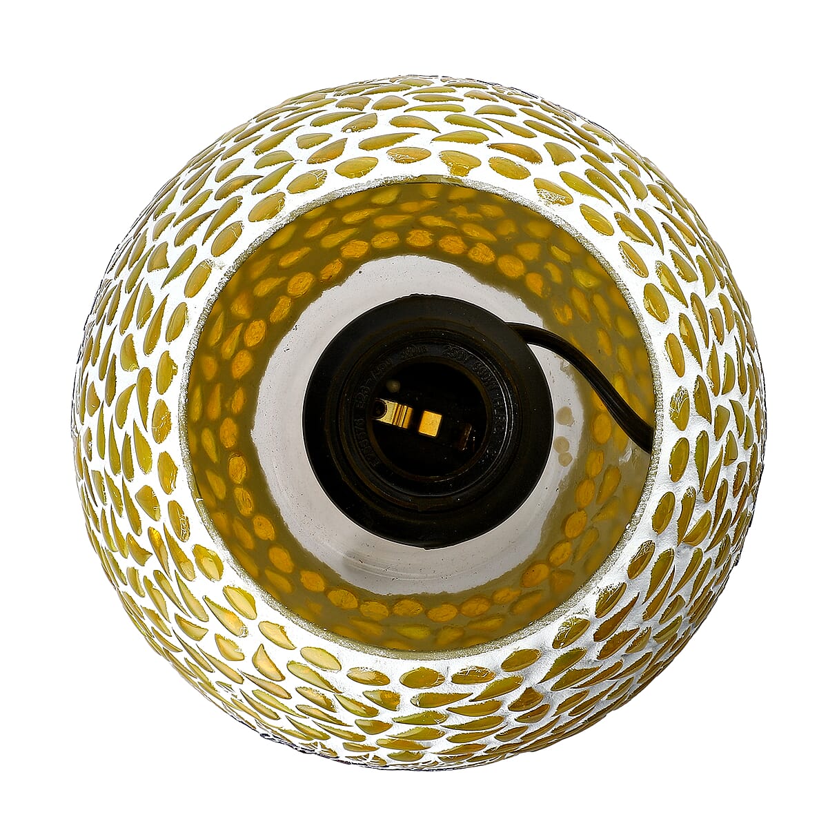 UL Certified Handcrafted Mosaic Table Lamp with 4 Aroma Oil Bottles (5ml each) image number 4