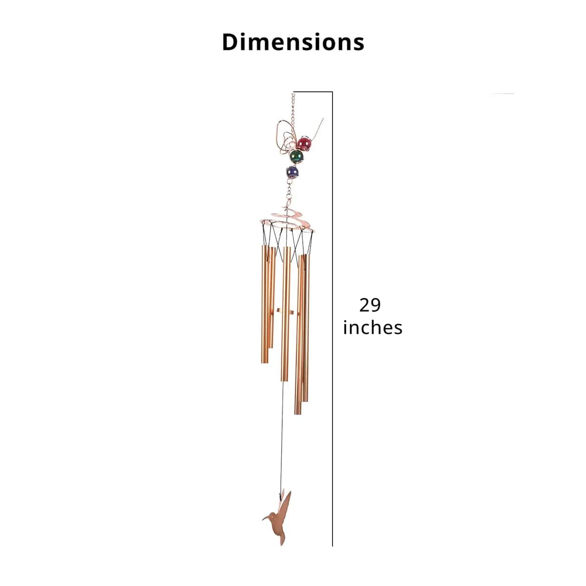 Buy Chime Spiral 29 Hummingbird at ShopLC.