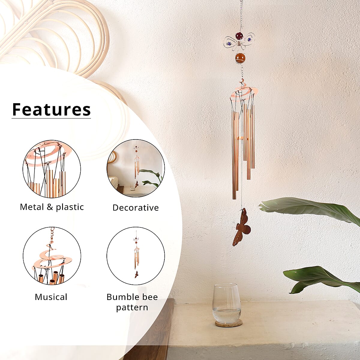 Chime Spiral 29 Bumble Bee image number 1