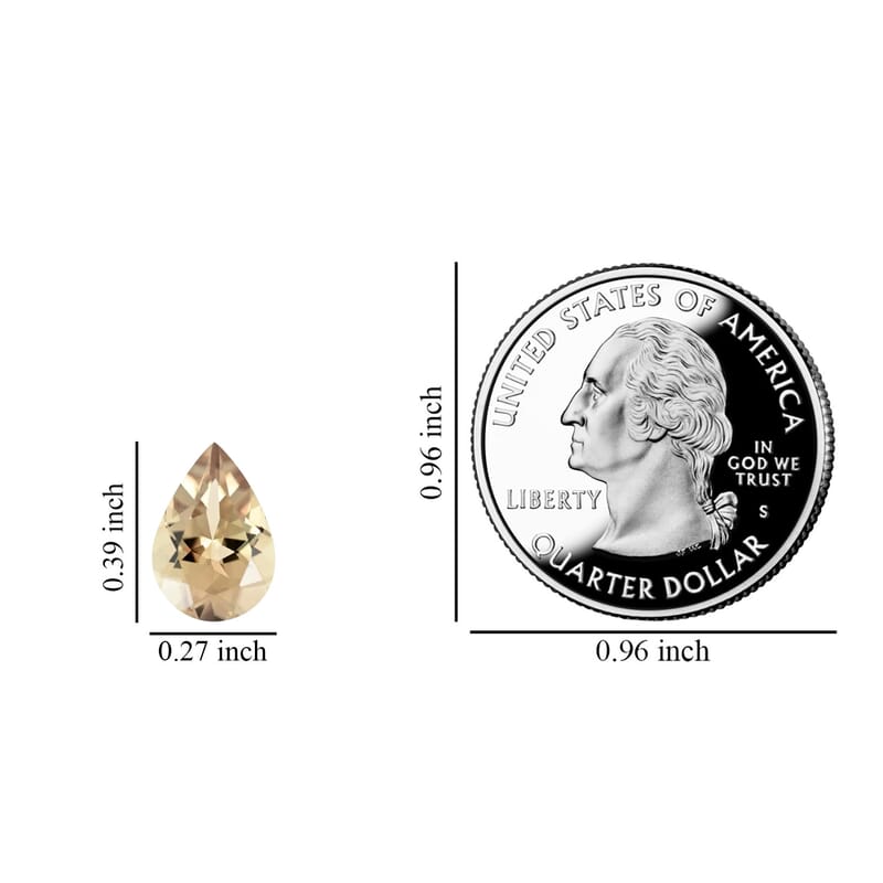 AAAA Turkizite (Pear 10x8 mm) 2.00 ctw