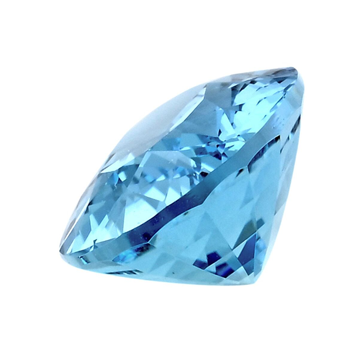 Certified and Appraised AAAA Santa Maria Aquamarine (Ovl Free Size) 5.50 ctw image number 1