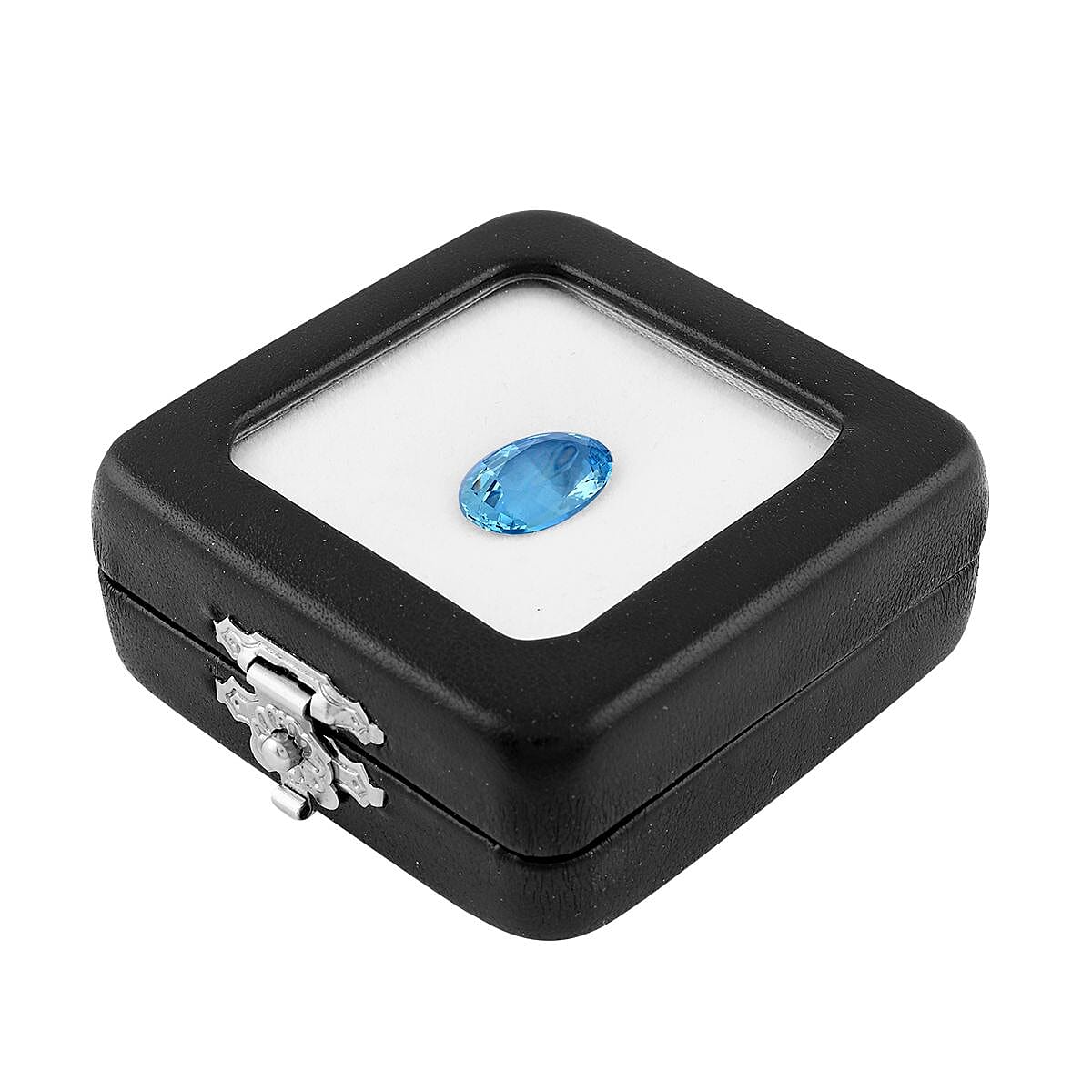 Certified and Appraised AAAA Santa Maria Aquamarine (Ovl Free Size) 5.50 ctw image number 3