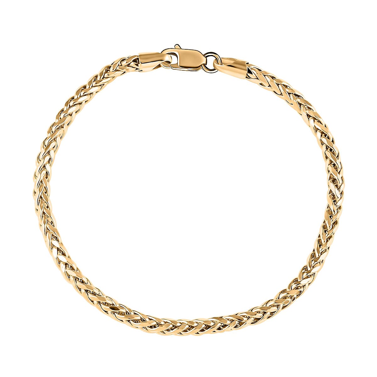 10K Yellow Gold 2.5mm Palma Chain Bracelet (7.50 In) 2.42 Grams image number 2