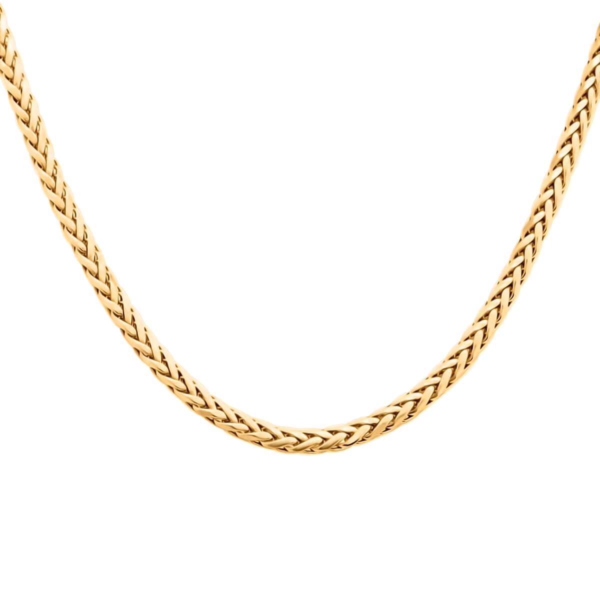 Buy 10K Yellow Gold 3mm Palma Chain Necklace 18 Inches 7.70 Grams at ...