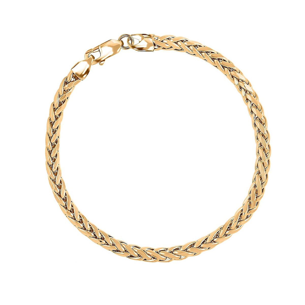 10K Yellow Gold 4mm Palma Bracelet (7.00 In) 4.70 Grams image number 3