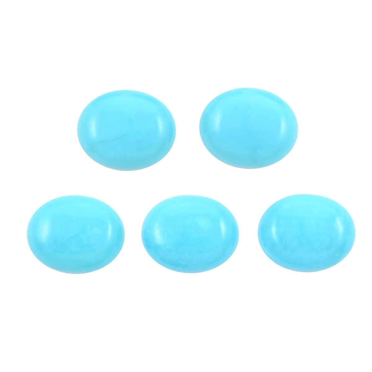 AAAA Sleeping Beauty Turquoise Set of 5 (Ovl 10x8 mm) 10.00 ctw image number 0